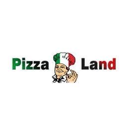 Pizza Land logo.
